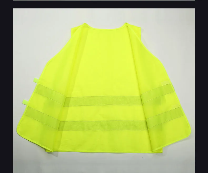 1Pc Reflective Strip Vest Car Emergency Fluorescent High Visibility Safety Vest Motorcycle Jackets Reflective Clothing Hi-Vis