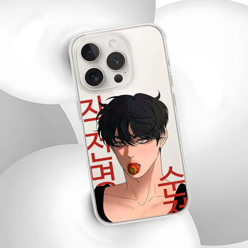 حافظة هاتف Operation True Love شفافة لهاتف آيفون 16 15 11 13pro Max 14Plus X Xr Xs Max 12 mini - غطاء شفاف