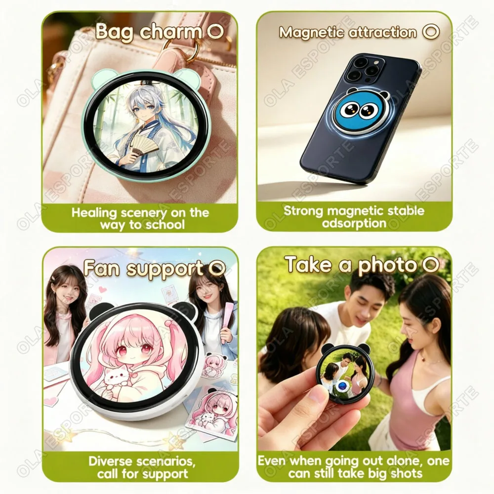 Dynamic Electronic Badge Display Pin 1.85