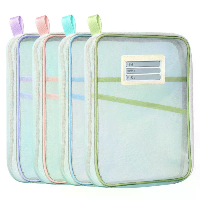 Stationery A4 Bag Storage Double layer Capacity Organizer Folders Supplies Stationary High Quality Durable Material