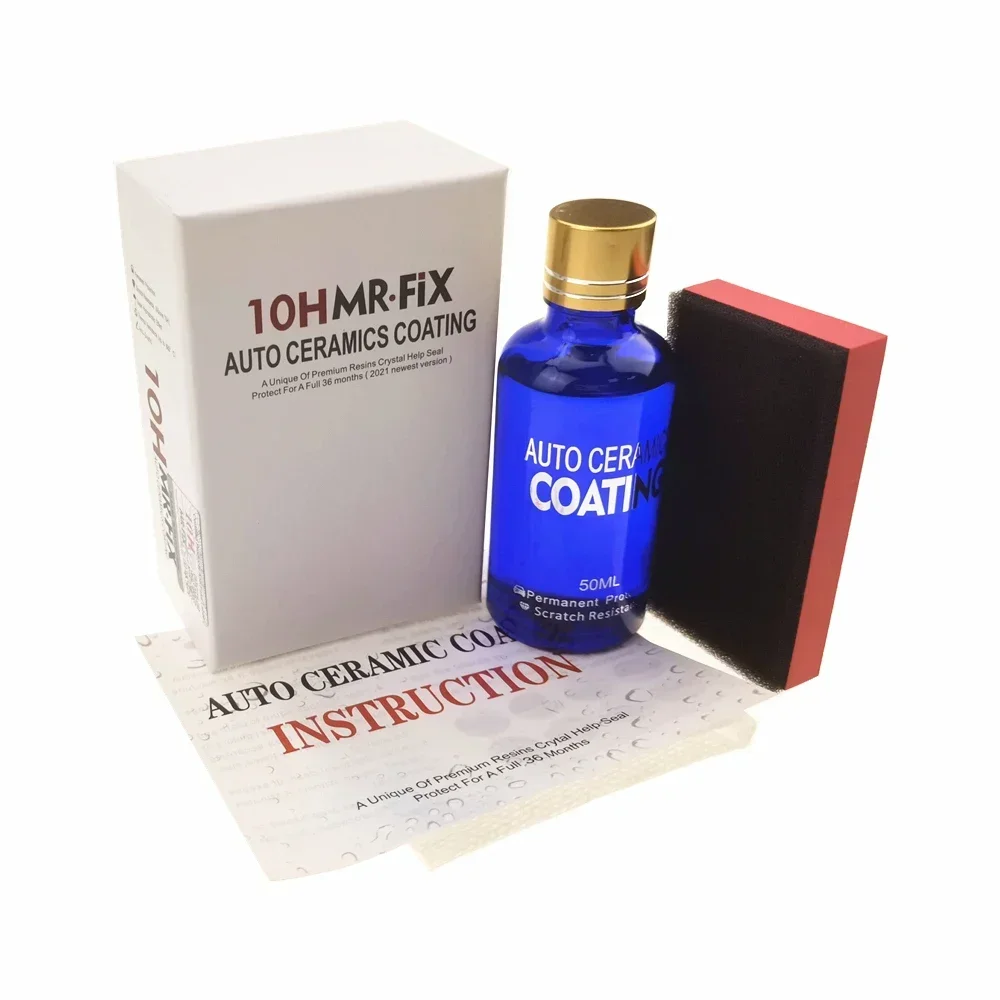 

10H Ceramic Coating Polishing Wax Super Hydrophobic Paint Care Durability Anti-Corrosion Plated Crystal Car Liquid Glass Coating