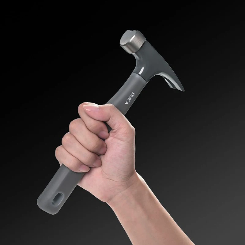 DUKA Sheep Horn Claw Hammer Heavy Duty High Carbon Steel Multifunctional Household Iron Hammer for Woodworking DIY Repair