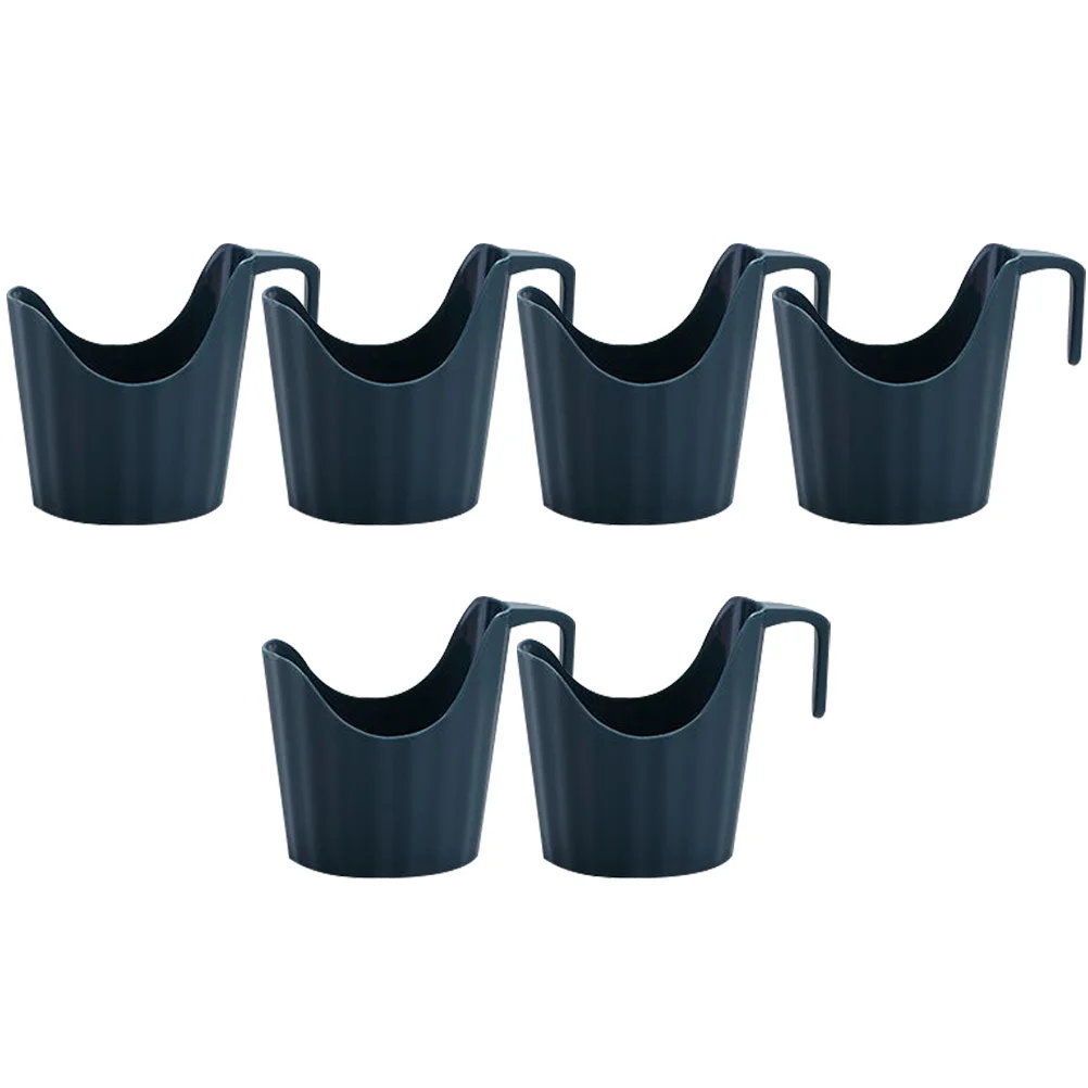 6 Pcs Anti Scalding Cup Holder for Paper Cups Espresso Travel Coffee Mug Office Party Dispenser Premium Plastic Safe Use Wide