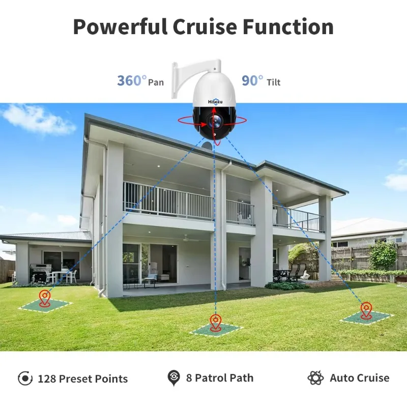 8MP 30X Optical POE Zoom Outdoor CCTV Security Full HD Night Vision P2P Surveillance Ptz Camera 4k