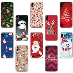 Custodia per telefono Merry Christmas per Sony Xperia 10 5 1 VI II III IV V 2023 XZ5 XZ4 XZ3 XZ2 XA2 Plus XA3 Ultra L3 L4 E5 Z5 Cover posteriore