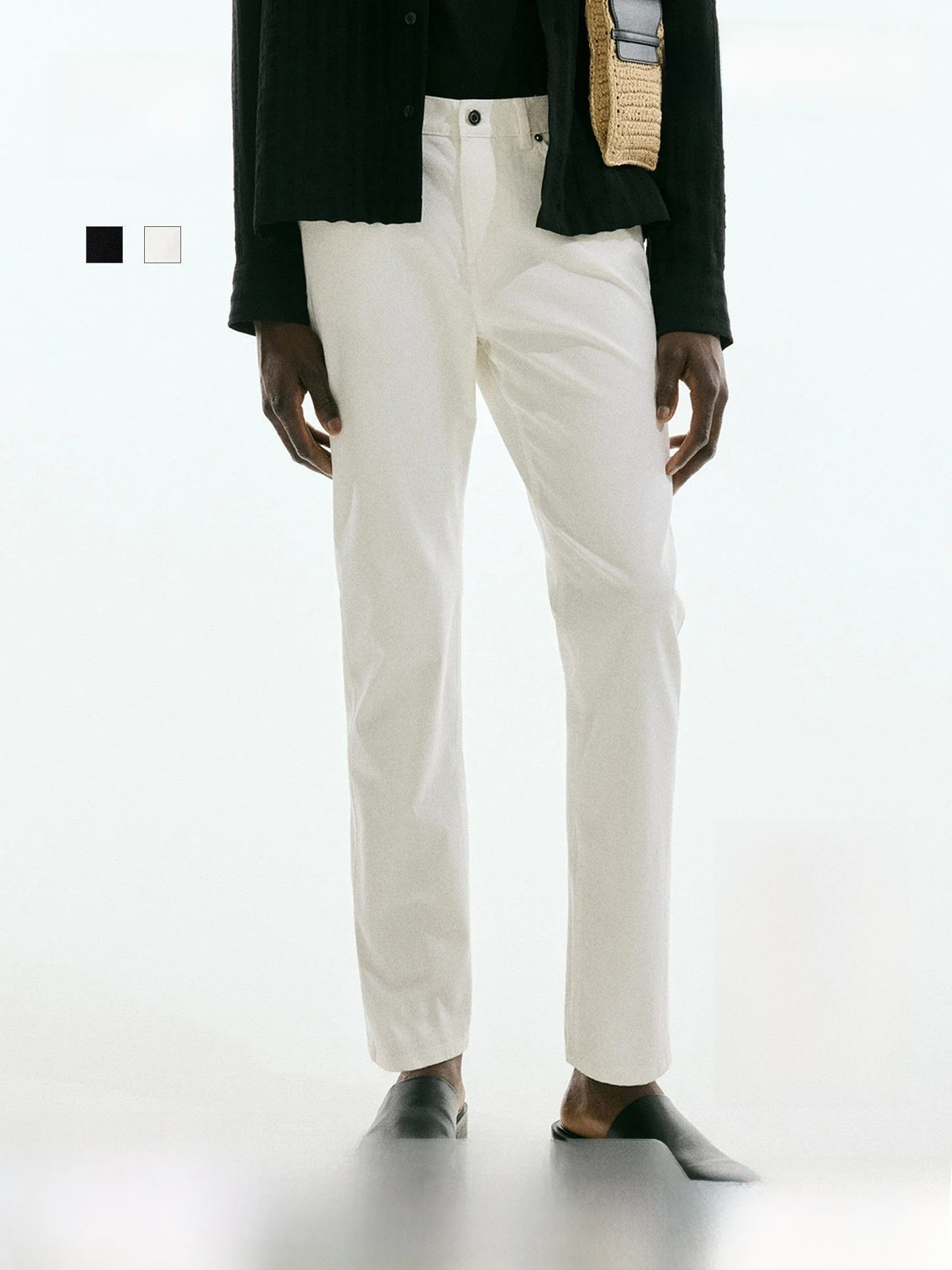 

Мужские повседневные брюки H&M из хлопковой ткани с косыми швами, подходят для поездок на работу и прогулок, облегающий крой, весенняя коллекция, модель 074402