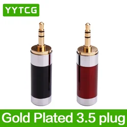 YYTCG HiFi 3.5mm 3 Pole Repair Headphone Jack Audio Connector Plug 3.5mm Plugs Headphone Cable Solder