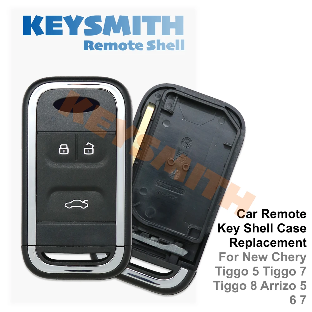 KEYSMITH Schlüsselgehäuse 3-Tasten für Chery für Tiggo 5X 7 8 für Chery für Arrizo 5 7 für Chery für GX Smart Remote Fob Case – Detail 1