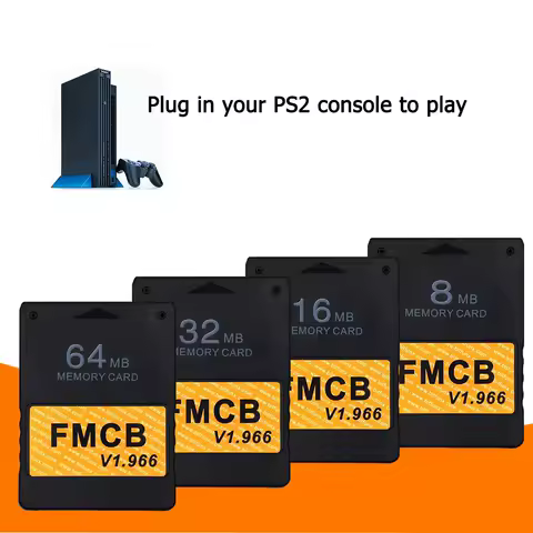 Memory Card Free Game Data Stick Module McBoot v1.966 8MB/16MB/32MB/64MB for Sony PS2 Playstation FMCB Game Saver