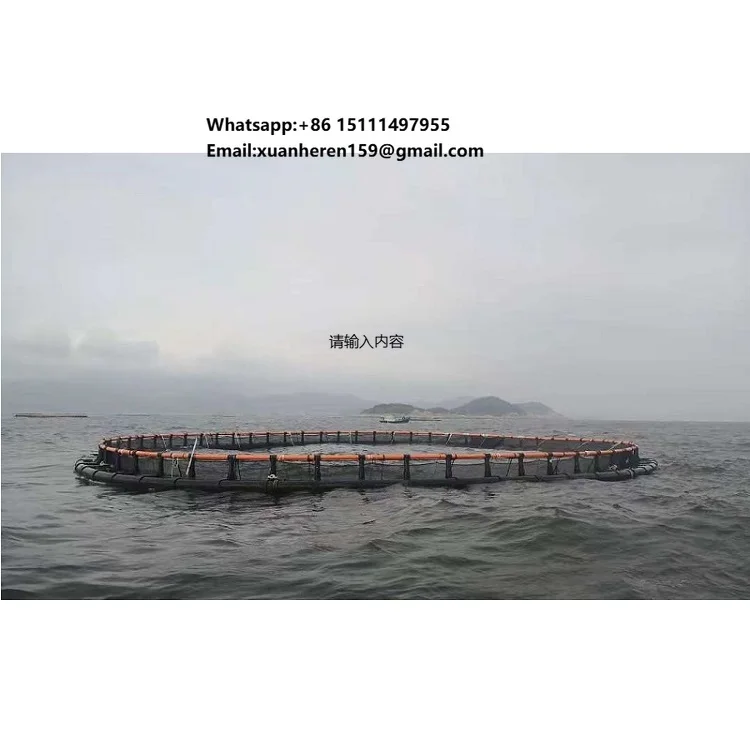 

New Arrival HDPE Net Cage Floating for High Production Fish Farm Fish Trap Cage