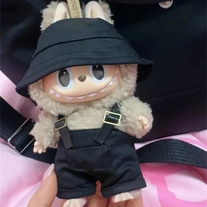 สําหรับ Labubu 15-17 ซม.v1v2 ชุดอุปกรณ์เสริม MINI หมวก Overalls ชุดตกแต่งเสื้อผ้าขนาดเล็กของเล่นเด็กวันเกิดของ...