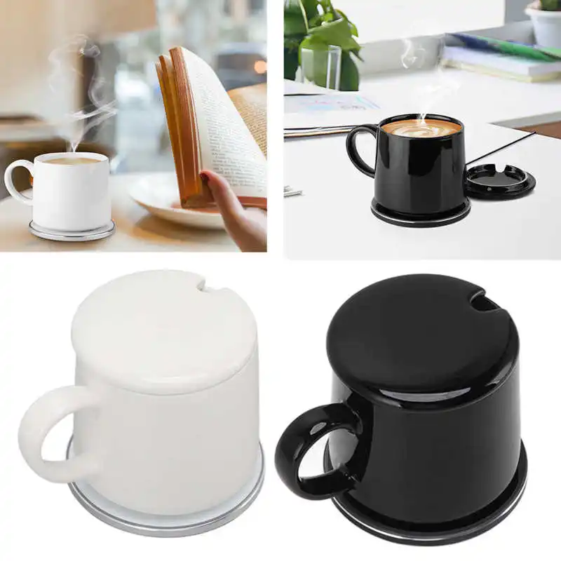 

Настольная кружка-грелка для кофе, USB Смарт-чашка, грелка для чашек, беспроводное зарядное устройство, грелка для чашек кофе