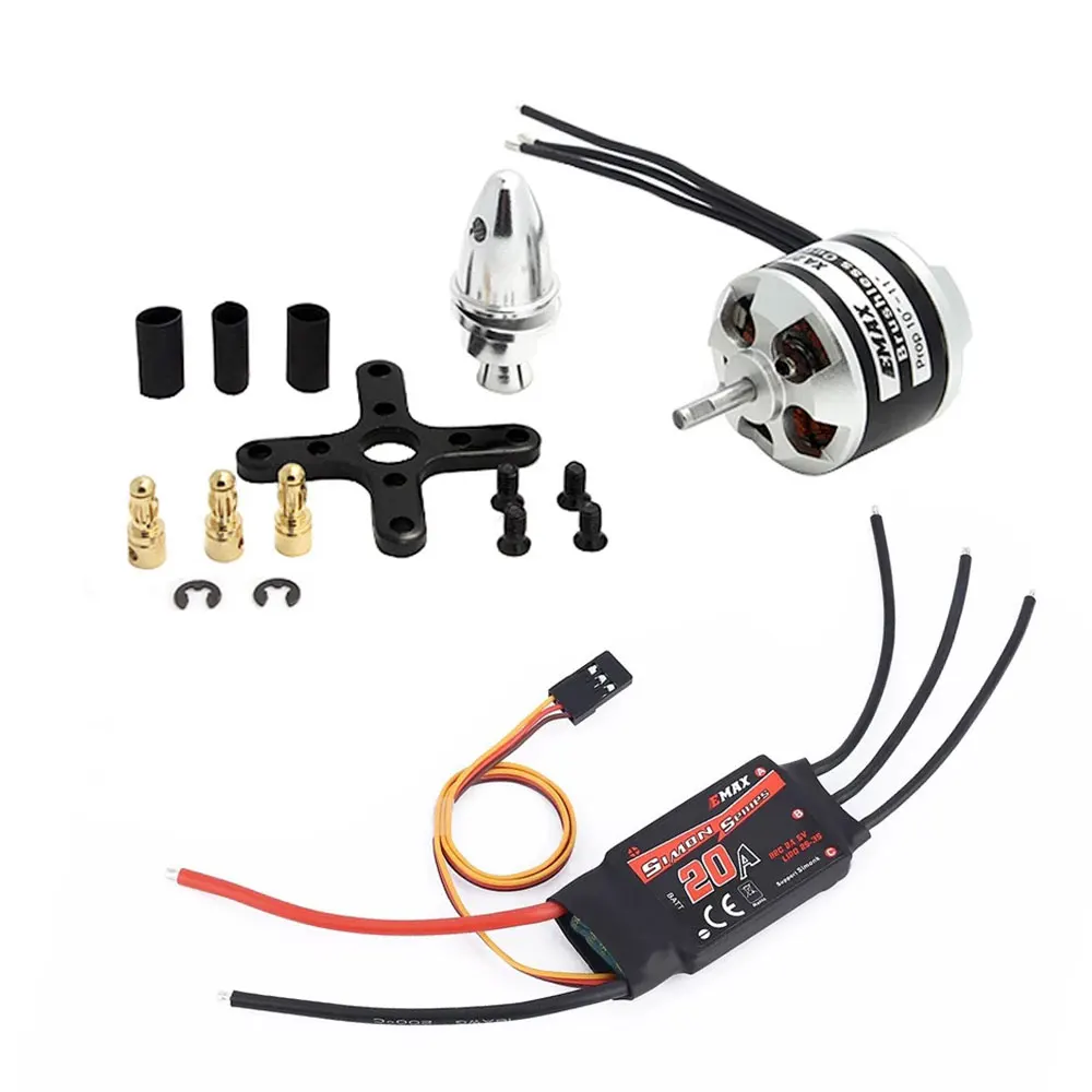 EMAX XA2212 KV820/KV980/KV1400 Бесщеточный двигатель с реквизитом Emax Simonk 20A ESC 1045 для радиоуправляемого квадрокоптера F450 F550