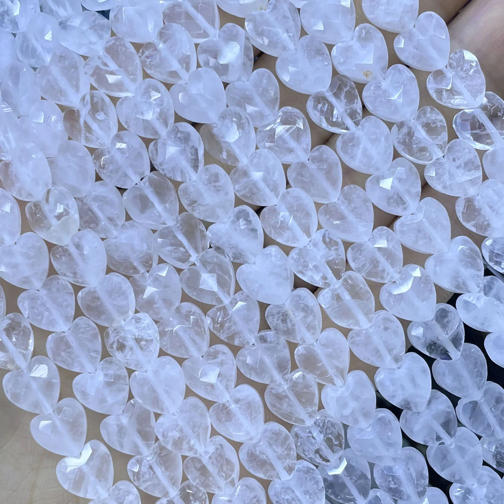 8 mm facettierte Herzperlen aus natürlichem Rhodonit, lose Spacer-Perlen für die Schmuckherstellung, DIY-Ohrringe, Armbänder, Halsketten, Zubehör – Detail 15