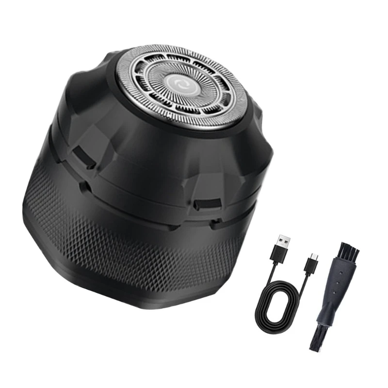 Rasoirs tête rasoir électrique étanche pour hommes chauves affichage LED humide/sec rasoir rotatif Rechargeable A0NC