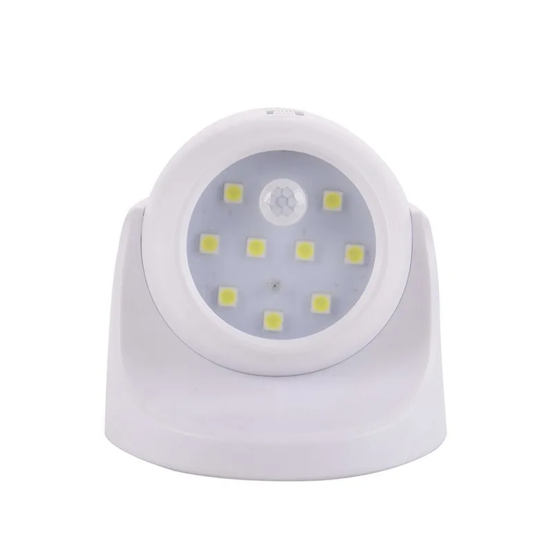 9 Lamp Beads LED Wall Lights Motion Sensor Night Light 360 Degree Rotation Wireless Auto PIR IR Infrared Detector Security WF923