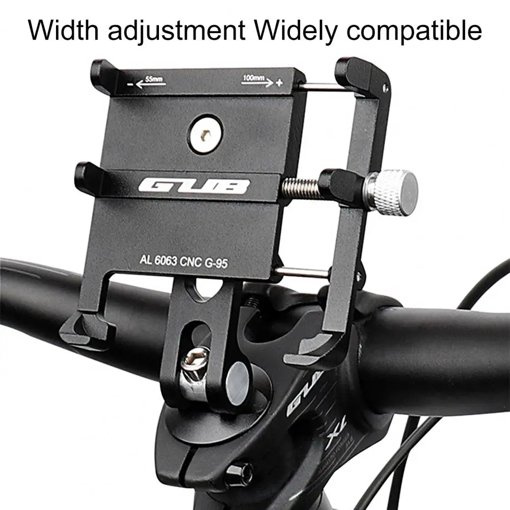 GUB G-95 Bike Phone Holder 270 Degree Rotation Cycling Navigation Stand Aluminum Alloy Bike Navigation Bracket for Bicycle