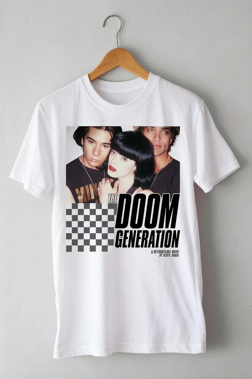 The Doom Generation 1995 T-shirt, Gregg Araki T-shirt, 90s Movie Pattern T-shirt Grunge Shirt, Men Women Summer Pure Cotton Tops