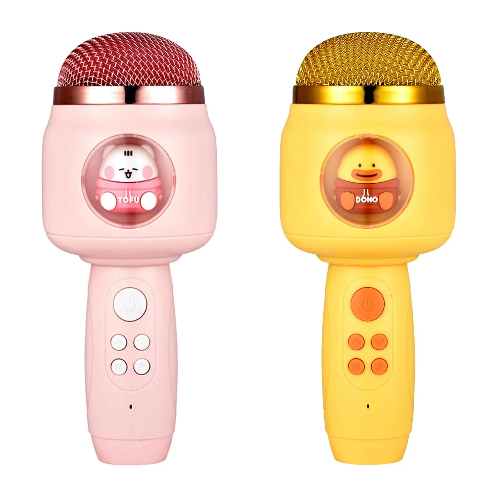 Bluetooth Microphone Handheld Mic Speaker Machine for Children KTV Birthday