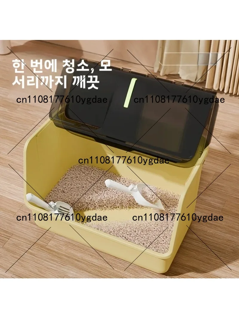 

Закрытый кошачий туалет XL с верхним входом, защита от брызг, контроль запаха