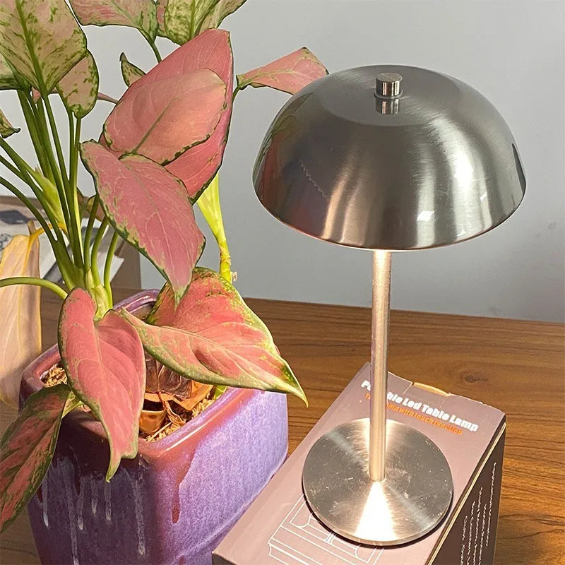 الفطر اللمس شحن الإبداعية مصباح مكتبي صغير غرفة نوم أباجورة مطعم بار جو مصباح ديكور #1