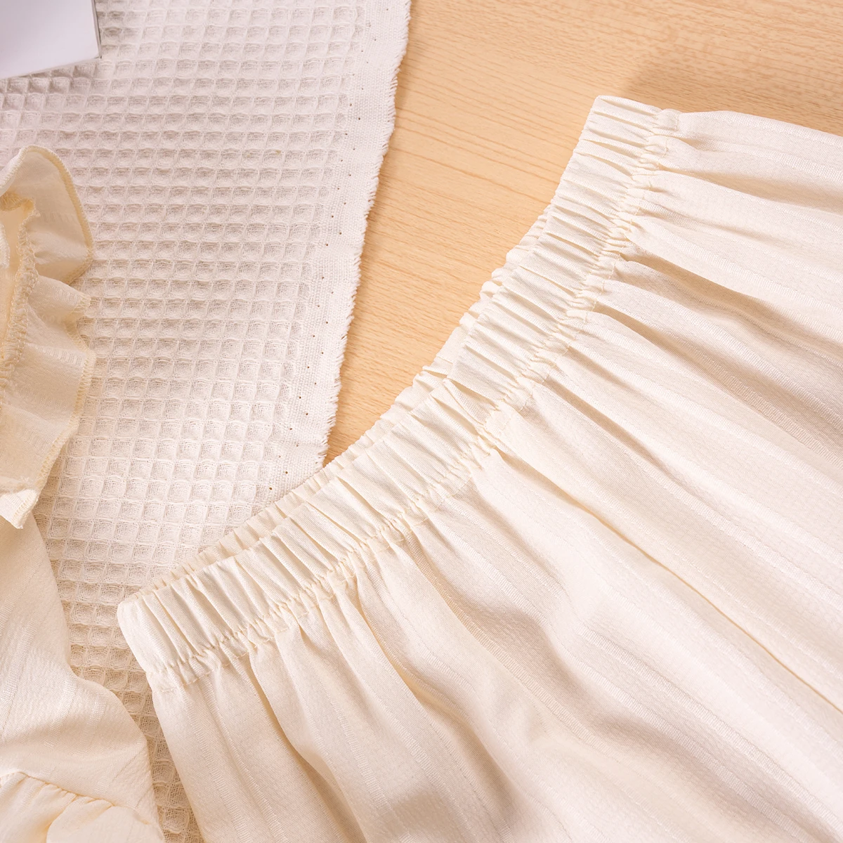 Mädchen 2-teiliges Kleidungsset Kleinkind Sommer Kurzarm T-Shirt + Hose Lässiges Outfit für Babymädchen 1-6 Jahre Kinder Modeanzug – Detail 9