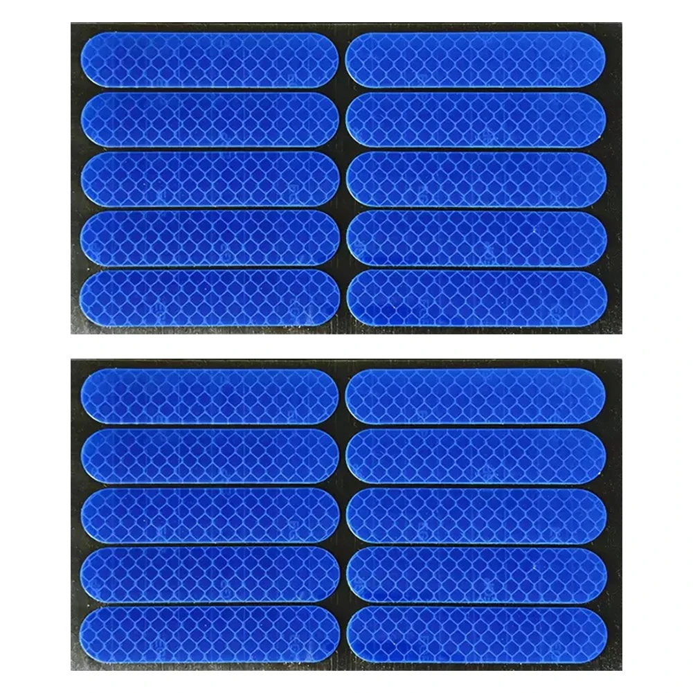 20 Reflective Stickers with Smooth PET for Minimal Debris Retention and Sustained Reflective Functionality Over