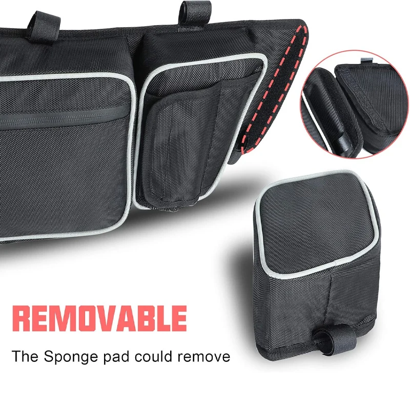 For Can-Am Maverick X3 Max RR XMR XDS XRC XRS Turbo 4x4 UTV Side Storage Bag Passenger Driver Side Door Bags Knee Pad 2017+