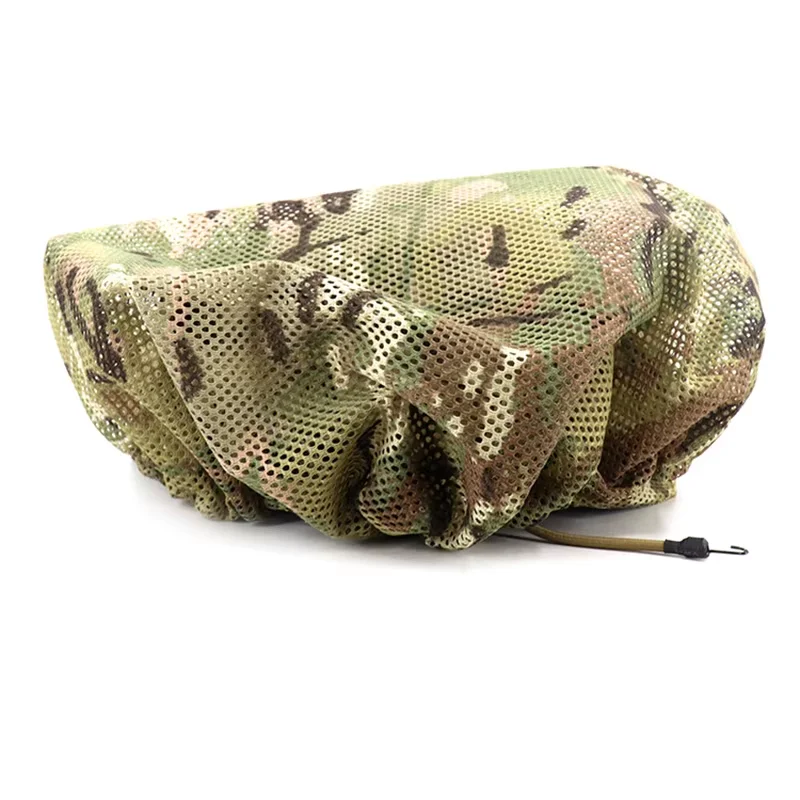 Adjustable Nylon Cloth Protective Cover Outdoor Sports Hunting CS Helmet Concealment Cap