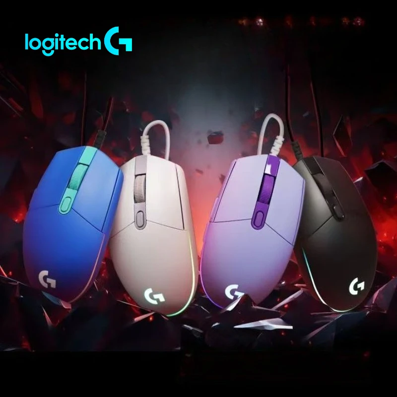 

Logitech G102 Gaming Office Dual Energy Mouse: HERO Sensor No Drag Shadow+Silent Micro Motion No Disturbing People