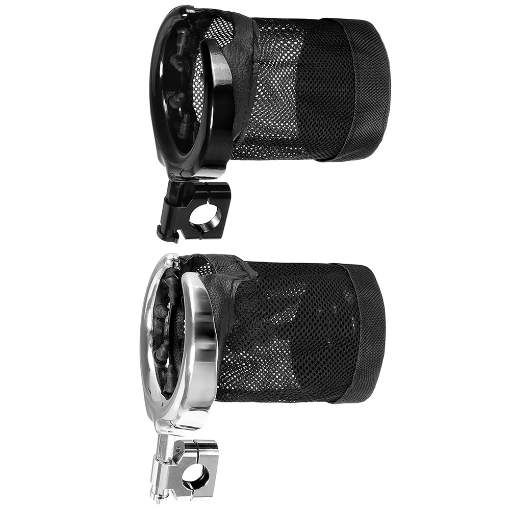 

7/8" 22mm Motorcycle Drink Cup Holder Handlebar Drink Water Bottle Universal For Harley