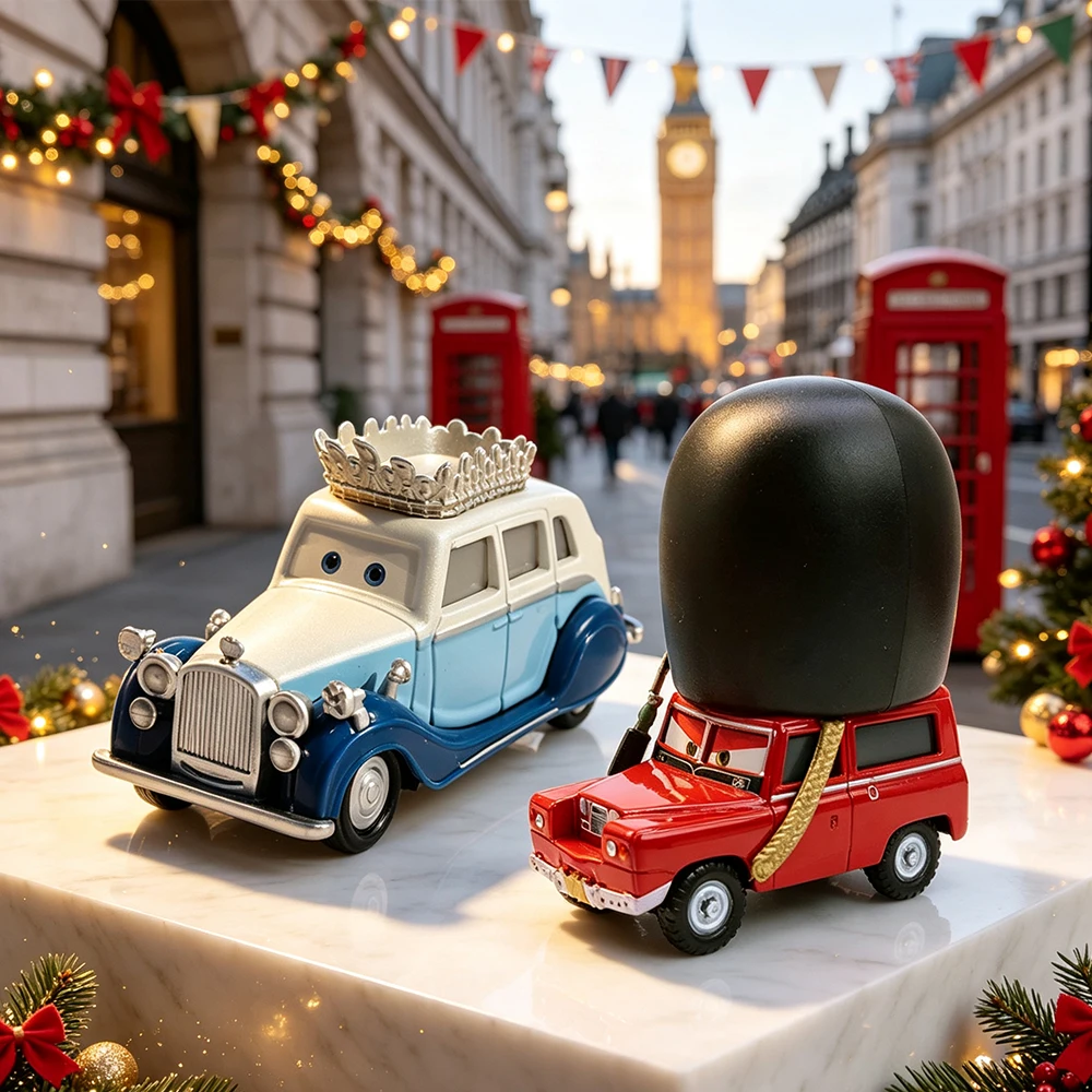1:55 Diecast Alloy Toy Car Britain Queen Soldier Fillmore Free Wheel Mini Racing Vehicle Model Collectible Gift Christmas Gift