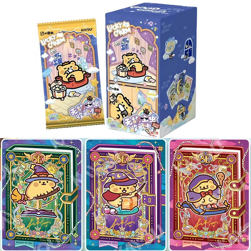 genuine-kaytou-little-bear-worm-invincible-bug-collectible-cards-perfect-pack-healing-mini-cards-magic-fairyland-trading-cards