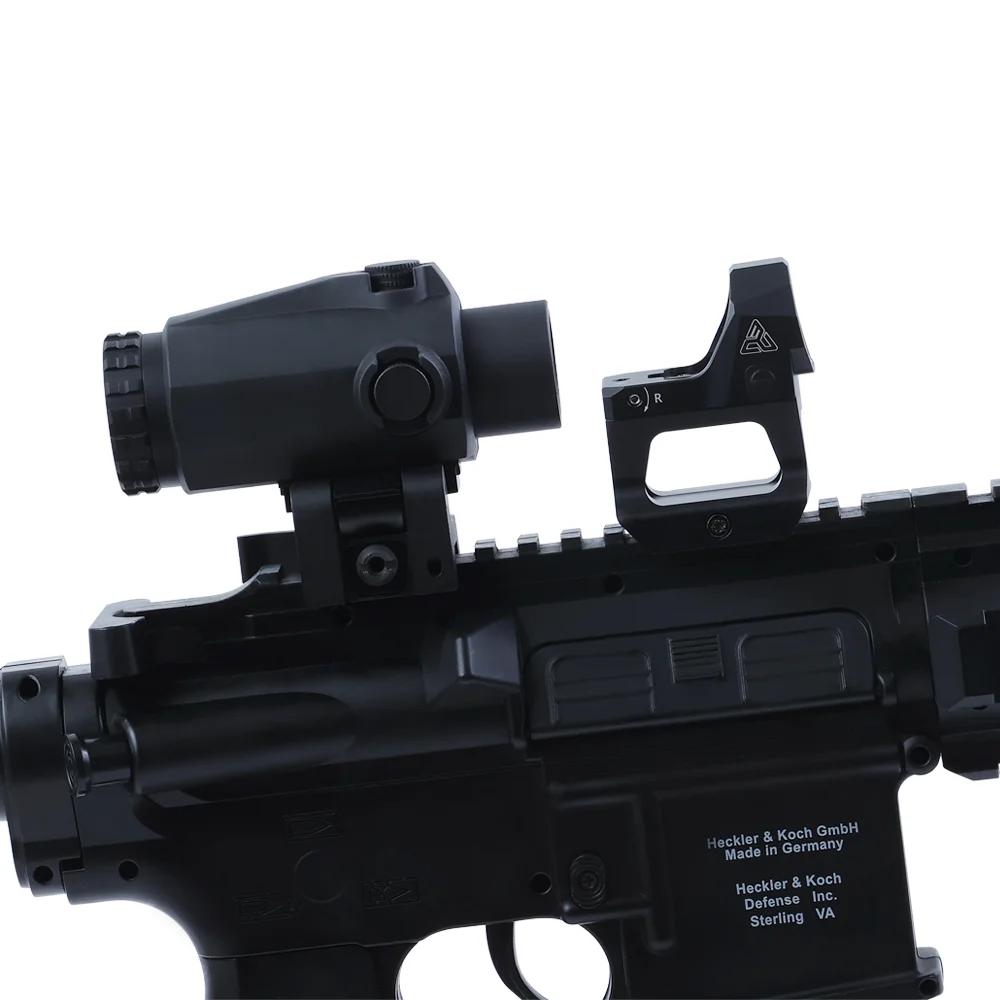 Red Win HD Cobra 1x26x22 MTR Red Dot Sight Shake Awaked RMR Riser Mount Flip to Side Mantis 3x Magnifier for AR15 GLOCK 17 9mm