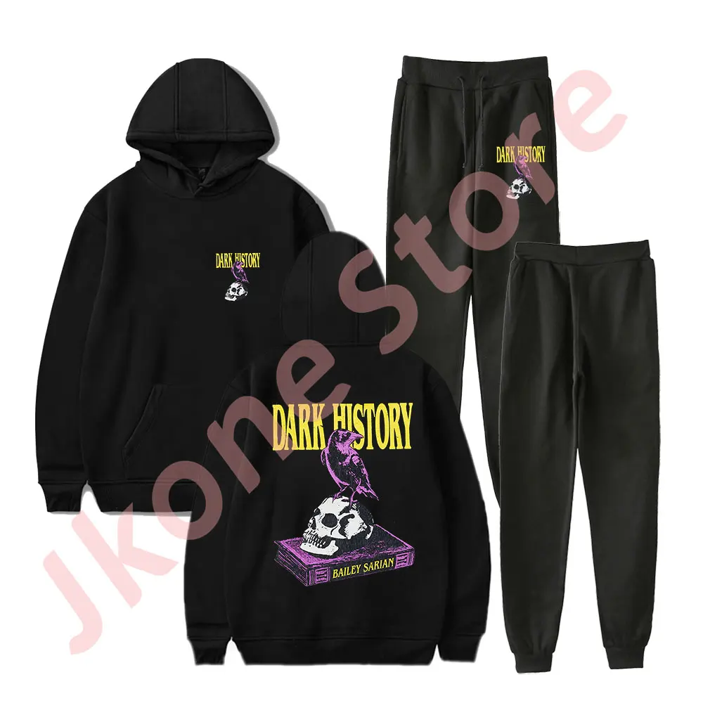 

Bailey Sarian Dark History Logo Hoodies Jogger Pants Set Cosplay Women Men Fashion Streetwear Sweatshirts