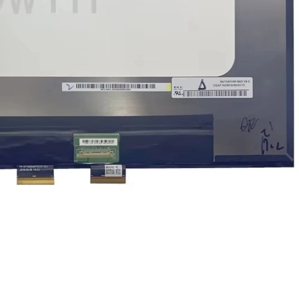 NV156FHM-N63 V8.0 For Asus Q507I Q507 Q526FA Q526 UX562 Resolution 1920×1080 Laptop LCD screen assembly