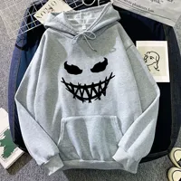 Autumn Winter Hoodie Couple Style Printed Simple Expression Men Women Fashionable Versatile Sweatshirt Full Sleeve Other
