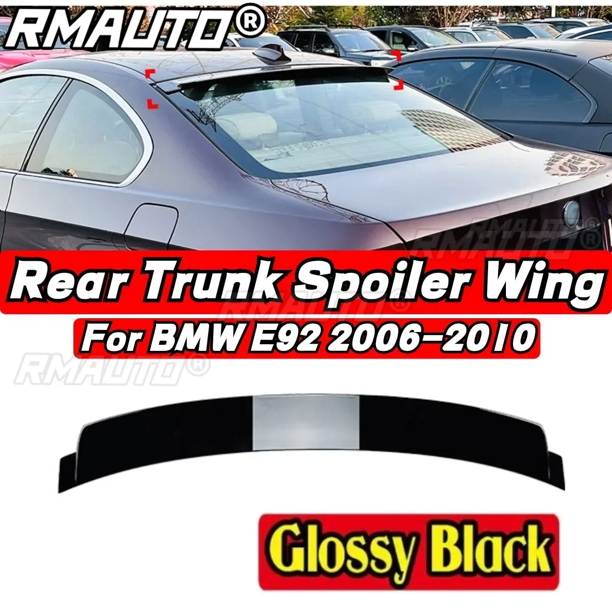 Car Rear Roof Spoiler Car Rear Spoiler Wing Body Kit For BMW E92 3 Series 2 Door Coupe 2006-2010 Car Accessories