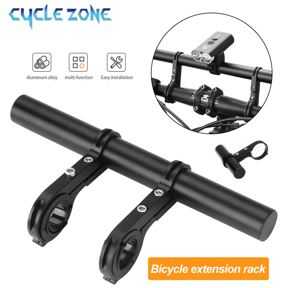 

Bicycle Handlebar Extended Bracket Bike Extension Rack Headlight Mount Extented MTB Road Bike Handlebar Extender Rack Parts