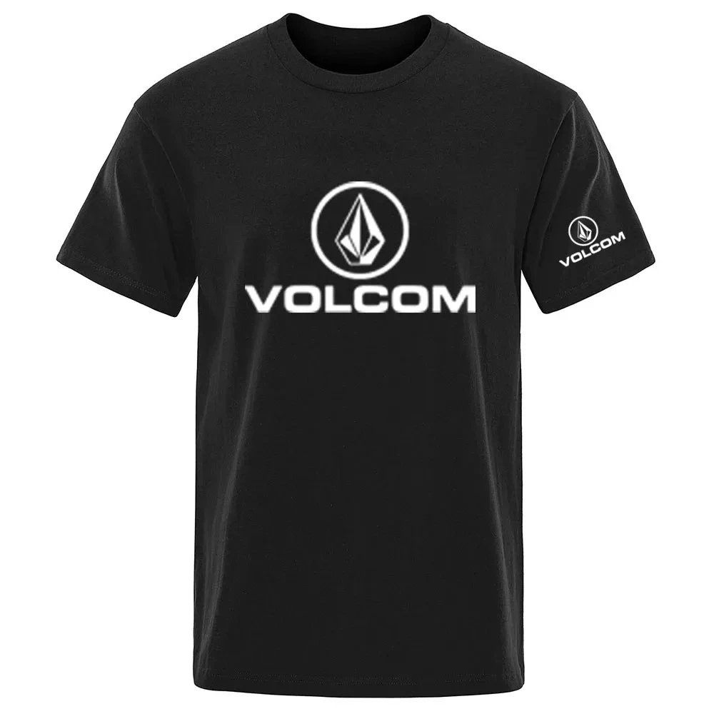 VOLCOM 2026 Neues Herren-Sport-T-Shirt mit kurzen Ärmeln, schnelltrocknend, atmungsaktiv, bedruckt, für Fitness – Detail 3