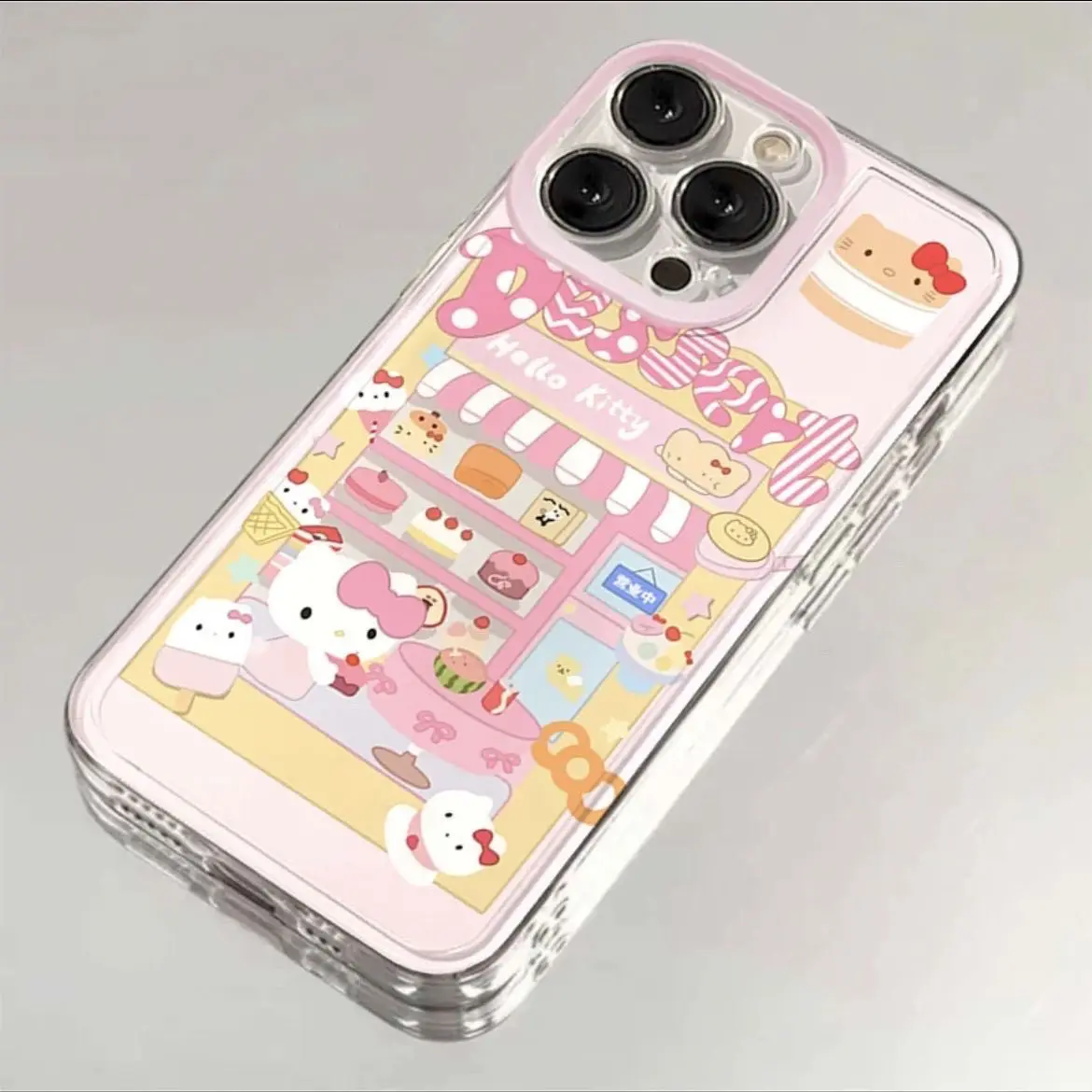 Etui na telefon do iPhone 15 14 13 12 11 Pro Max XR XS MAX 78 Plus Y2K dziewczynka urocza tylna obudowa Sanrio Hello Kitty