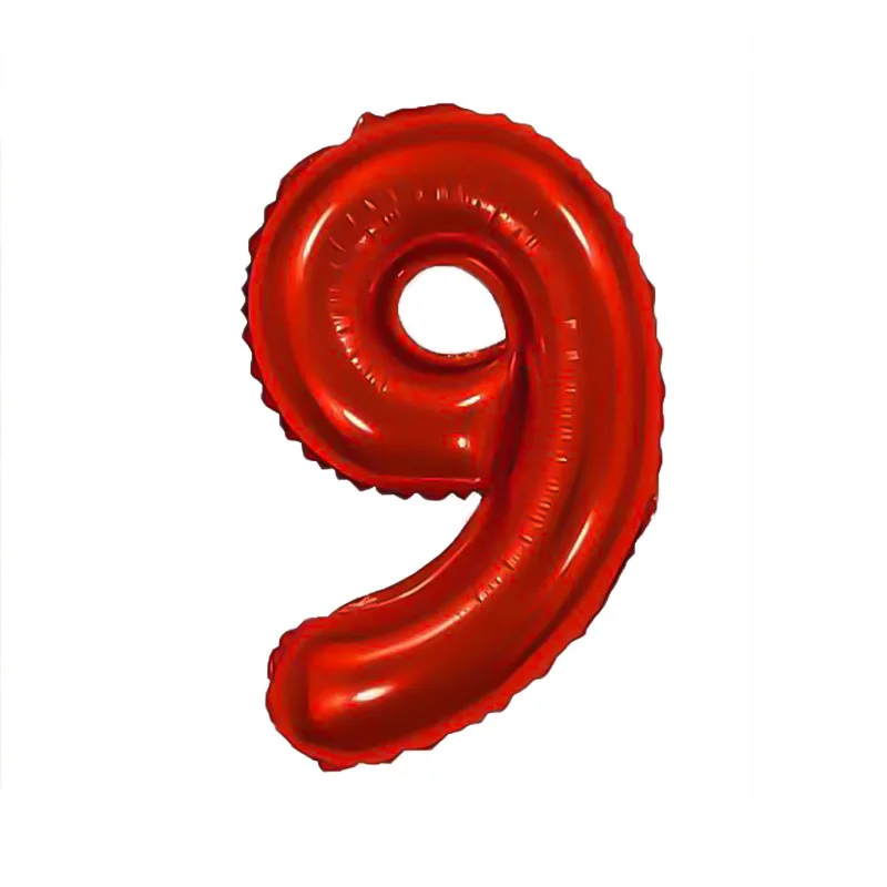 1 Stück 40 Zoll US-Version Schlanke Große Rote Zahlen 0-9 Folienballons Hochzeit Geburtstag Party Dekoration Jubiläum Heliumballon – Detail 15