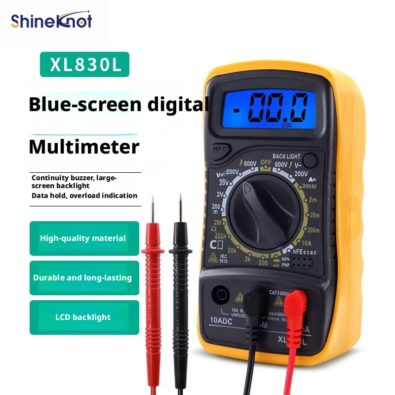 SHINEKNOT High-Precision Digital Multimeter Multifunctional Instrument Designed Specifically Electrical Measurement Testing