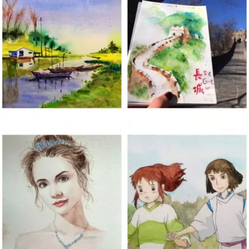 Juego de pigmentos de acuarela Winsor Newton auténticos, 12/18/24 colores, 10ml, juego de pinturas profesionales para acuarelas, suministros de arte para dibujar