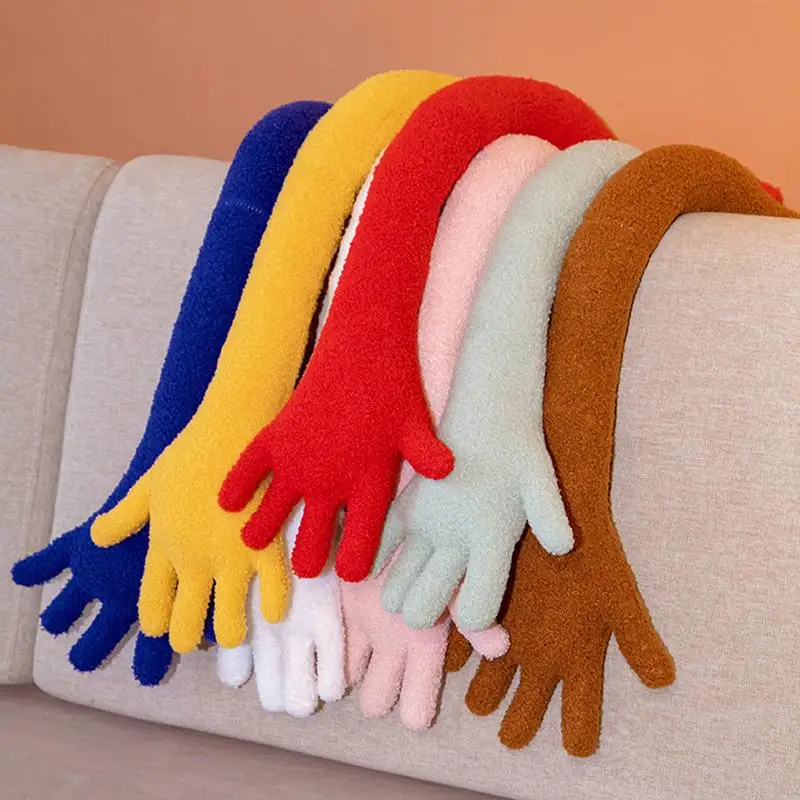 Large Hands Plush Cuddly Long Arm Toy Plush Pillow Comfortable Long Arm Pillow Filled With PP Cotton For Study Room Computer