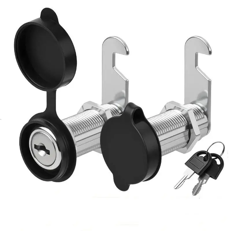 Zinc Alloy Cam Lock Waterproof Cover Safety Latch for Office File Cabinet Drawer Mailbox
