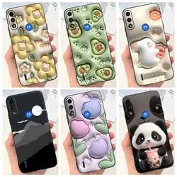 For Motorola Moto E7 Power Case Cute Fashion Girly Cartoon Painting Funda Etui For Motorola E7i Power Soft TPU Silicone Coques