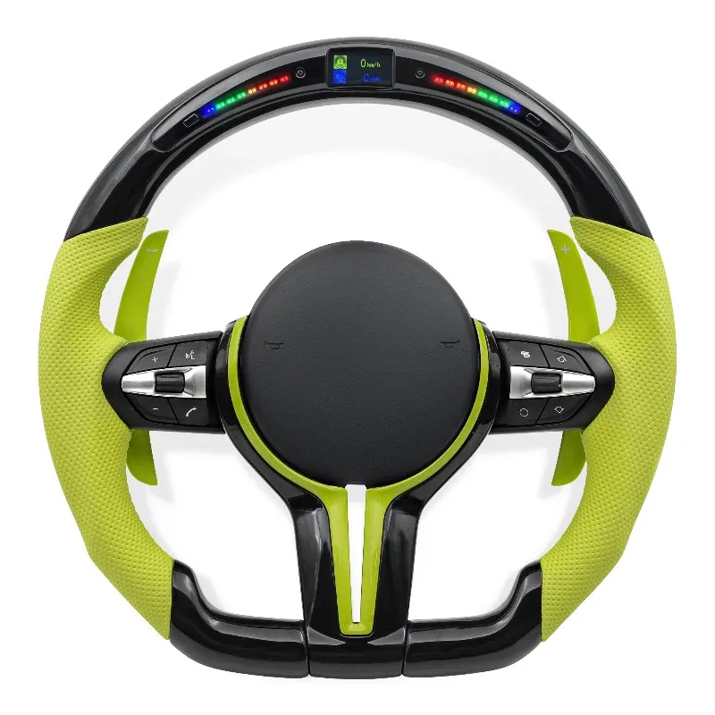 

For BMW Car Modified LED Carbon Fiber Steering Wheel F01 F02 F06 F10 F11 F15 F20 F23 F30 F31 F32 F36 F80 F82 E90 E60 E61 E46 E39