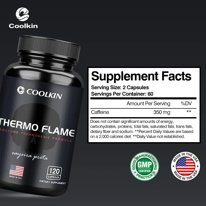 THERMO FLAME - Boosts Energy, Strength and Focus with Caffeine