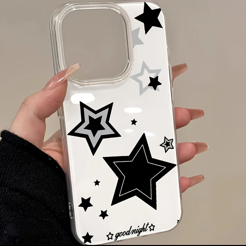 Y2K Glitter Star IMD Phone Case For Samsung Galaxy S25 S26 Plus S23 S24 Ultra A56 A55 A17 A27 A57 A37 A36 A07 Plating Slim Cover